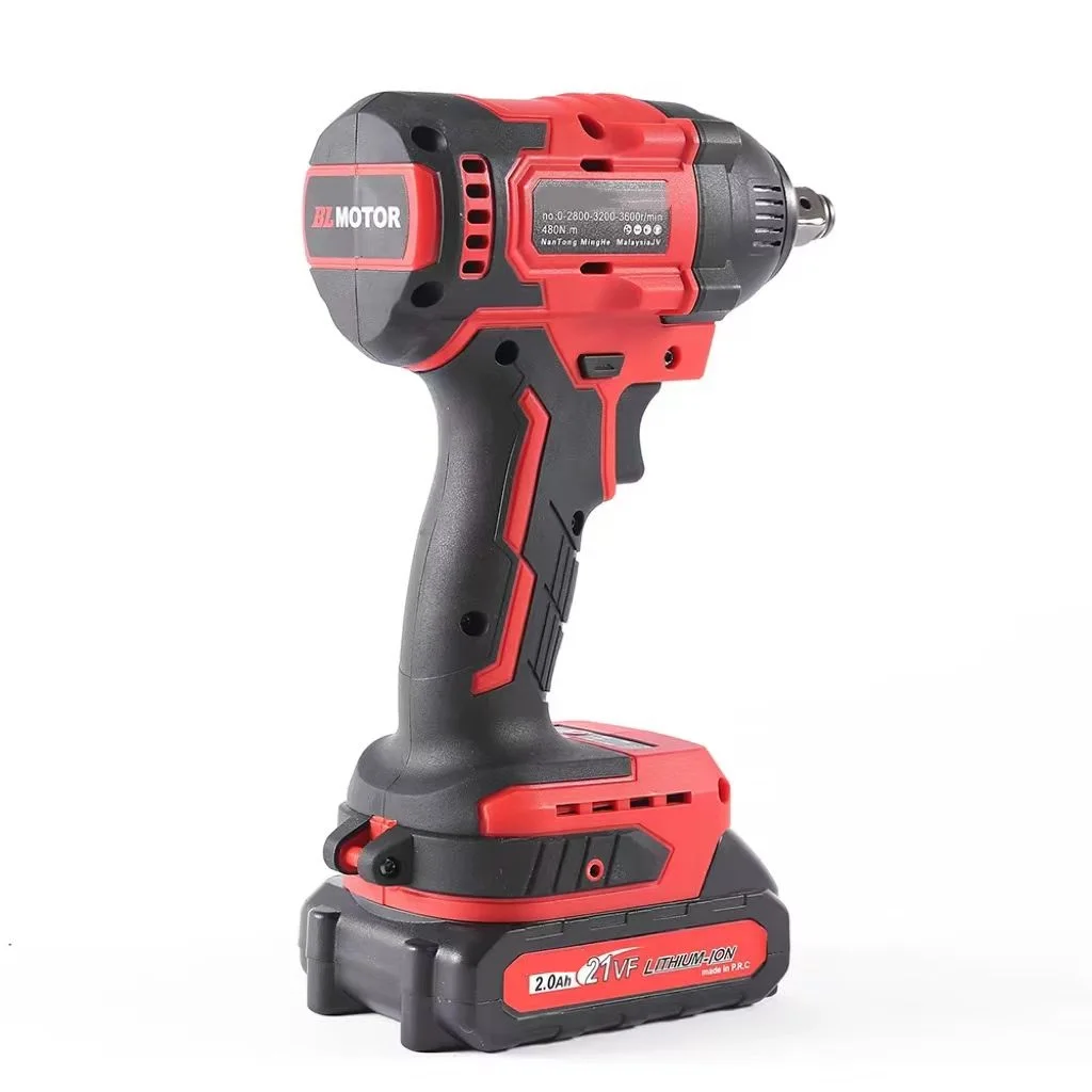 68V Rechargeable Battery Portable Cordless Power Screwdrivers High Torque Brushless Lithium Electric Impact Wrench For Tires