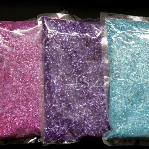 1kg Mirror Glitter Nail Chrome Pigment Shell Dazzling DIY Salon Micro Holographic Powder Laser Nail Art Decorations Manicure