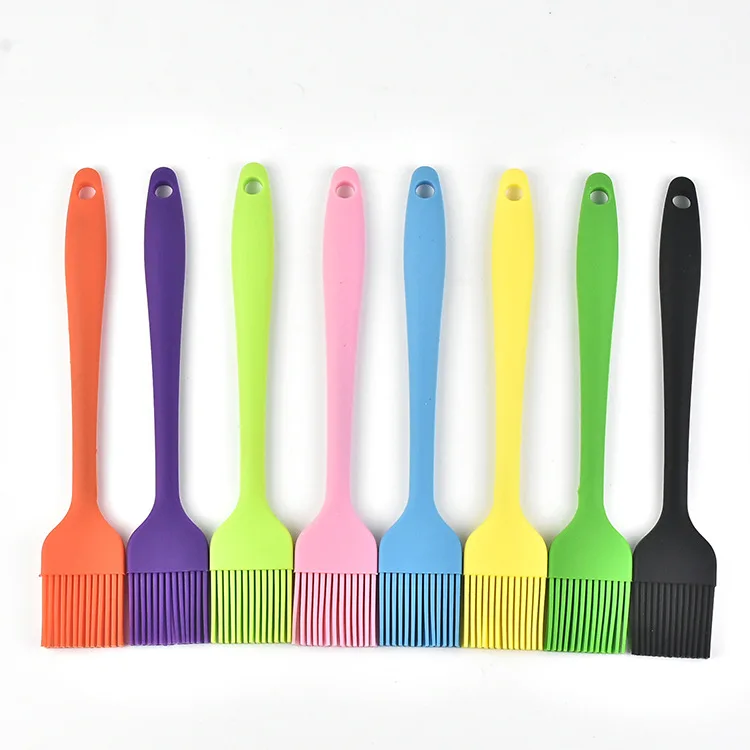 
Heat Resistant Kitchen Utensils Bakeware Tool Silicone BBQ Grill Pastry Basting Oil Brush For Cooking 