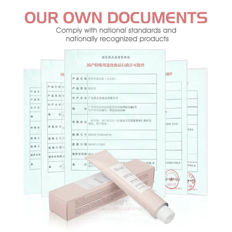 Professional Semi Permanent Hair Colour Factory Wholesale Price No Ammonia Hair Dye