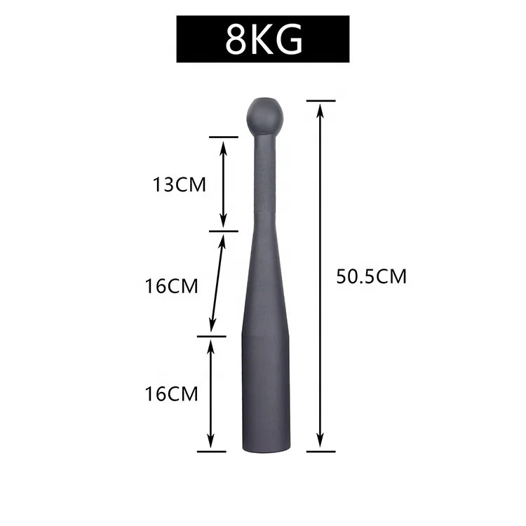 UNIQ Exercise Weight Club Bells Heavy Duty Steel for Strength Training & Improves Grip and Forearm Strength