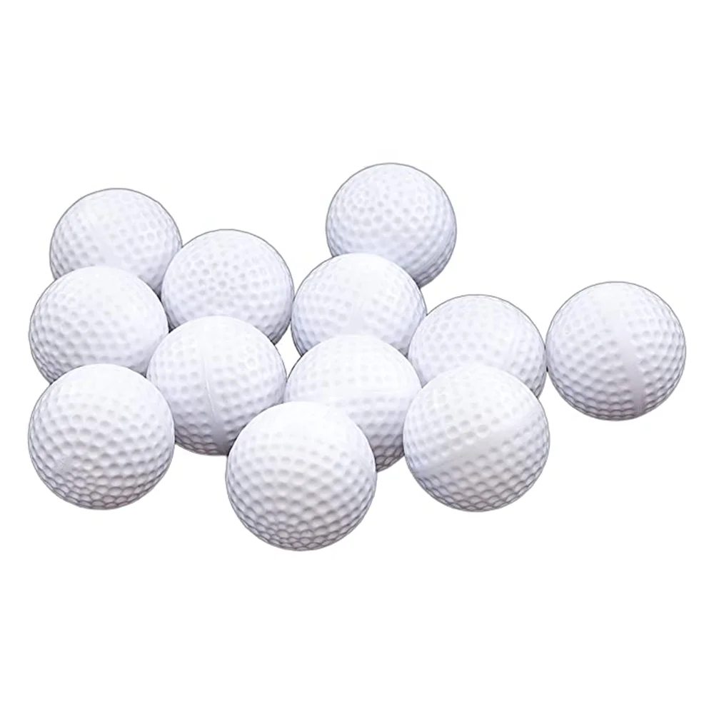 Custom Logo Soft Pu Usga 2 Layer Urethane Matte Plate Golf Stress Ball