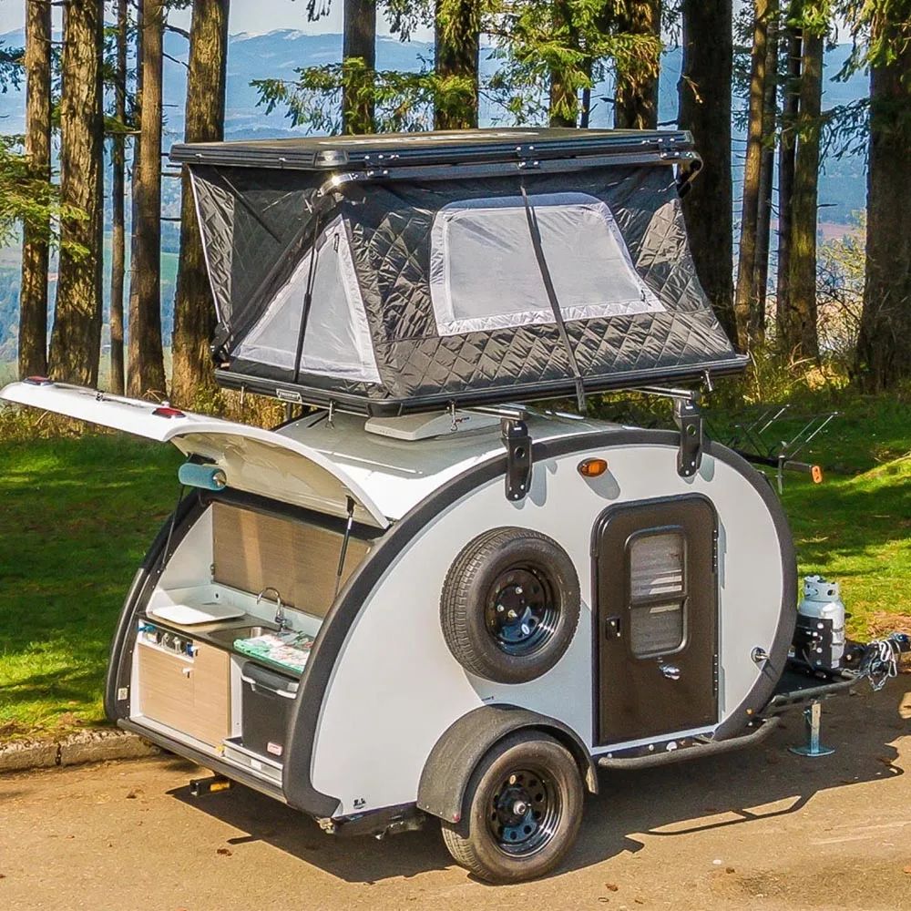 Ecocampor небольшой туристический прицеп караван Австралийский стандартный мини внедорожный для кемпинга на продажу