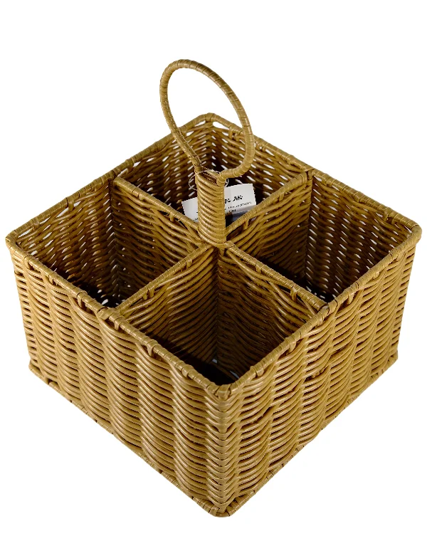 The outdoor picnic basket with handle  basket weaving  rattan box mini basket storage