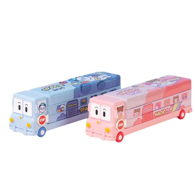 Детский металлический жестяной пенал с единорогом