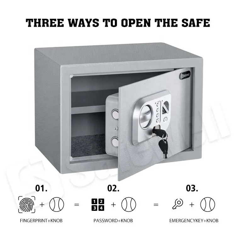 Safewell Safe Box Fingerprint Security Electronic Fingerprint Safes For Home