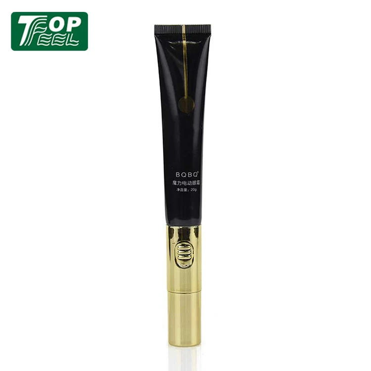Luxury Vibration Zinc Alloy Soft Massage Eye Cream Cosmetic Tube Packaging Eye Cream Container