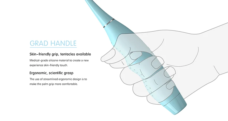 LULA OEM IPX7 силиконовая портативная электрическая зубная щетка для Взрослых Черная мягкая щетина с 3 режимами звуковой зубной щетки