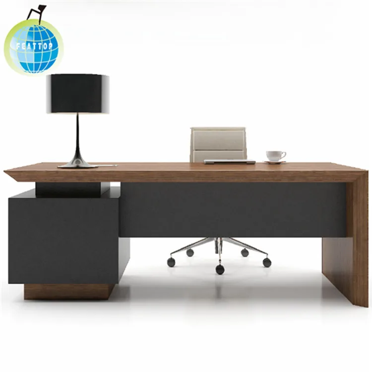 Office Table And Chair Combination Simple And Modern Wood Computer Desk Workstation