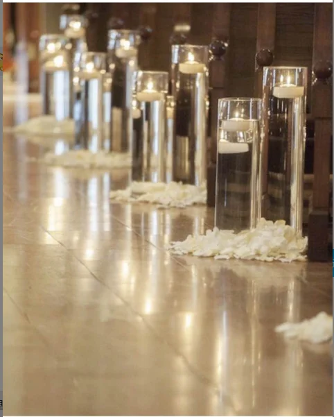 wedding event decorated supplies water activated floating candle