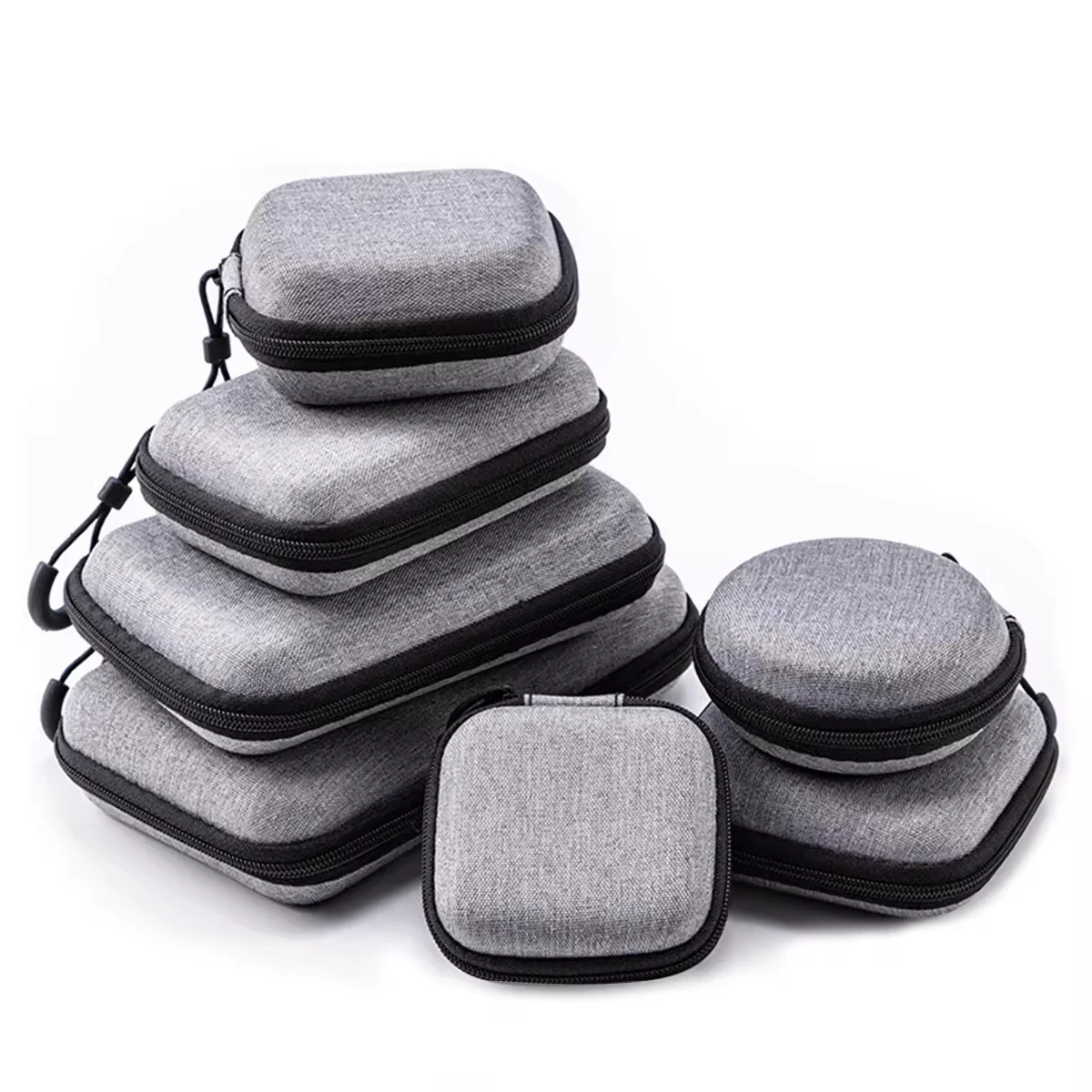 wholesale square 
small 
smell proof Waterproof 
hard 
 In stock cheap custom
 EVA foam 
round external hard drive eva case