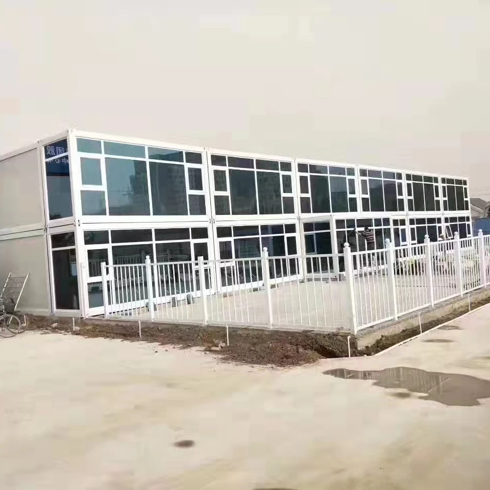 Hot Sale Ready Made Steel Structure Easy To Assemble Pre-engineered Mobile Office Prefab Container Houses 4 Rooms