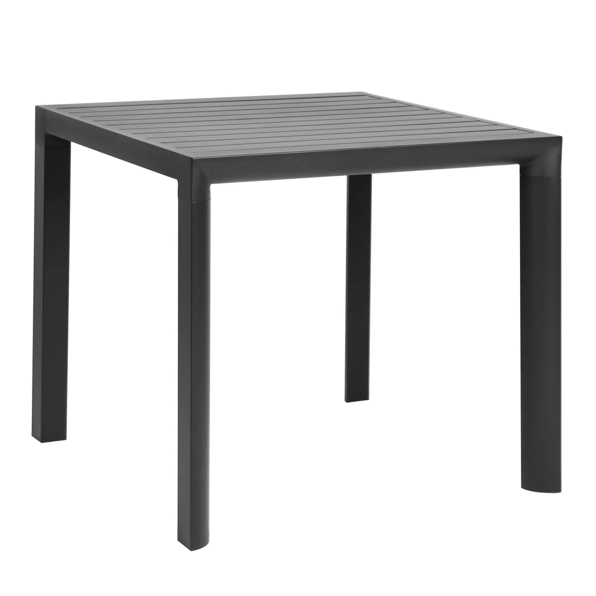 Modern Outdoor Furniture Commercial Full Aluminum Patio Outdoor Square Dining Table for hotel restaurant Garden