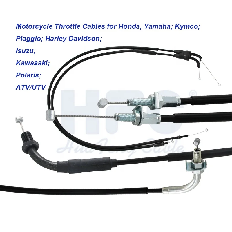OEM 5D9-F6311-00 Customized Galvanized Steel Inner Wire Motorcycle Parts Motorcycle Throttle Cable For YAMAHA VEGA ZR 115