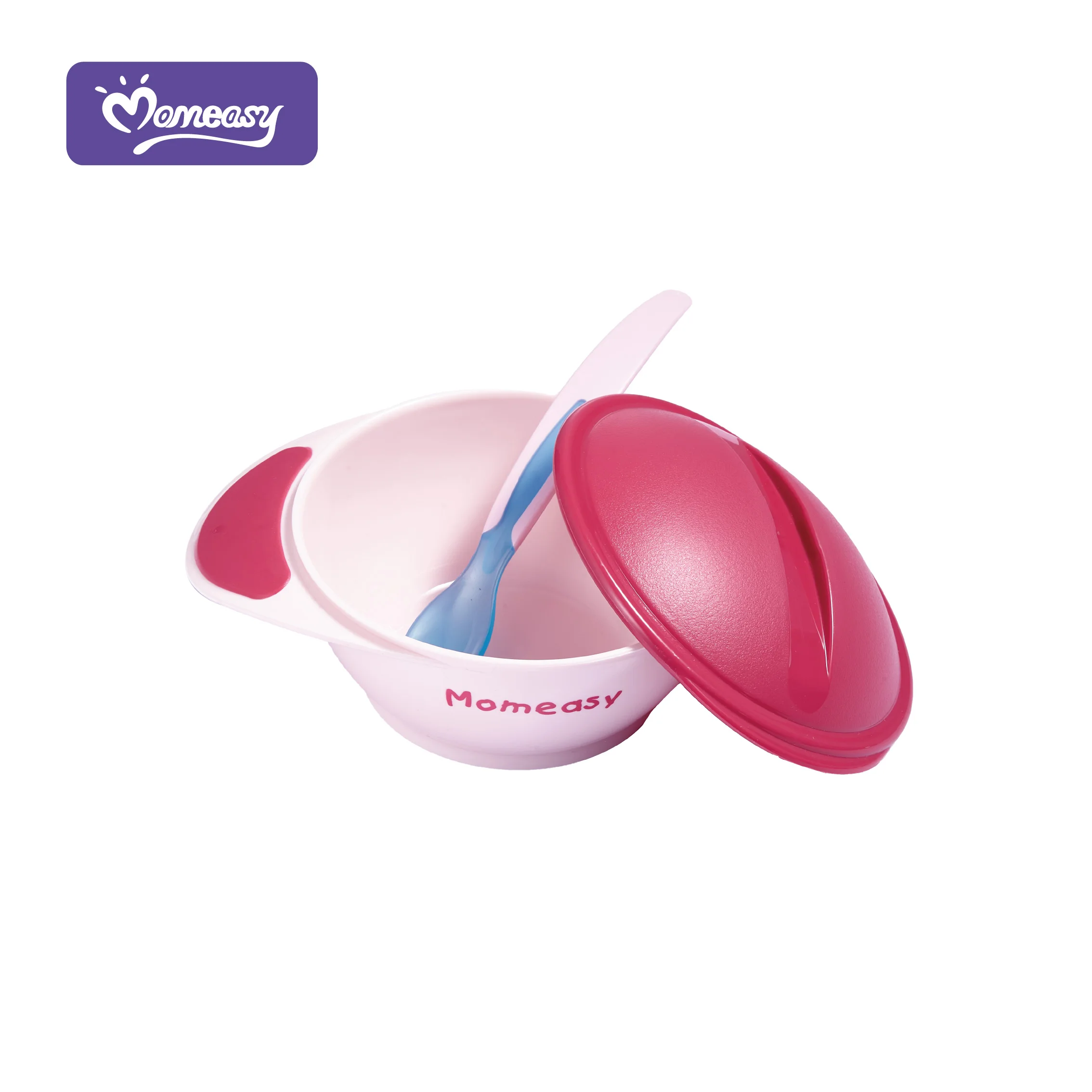 Momeasy Dishwasher Safe Baby Bowl With Spoon Bpa Free Weaning Bowl Heat Sensing Feeding Spoon