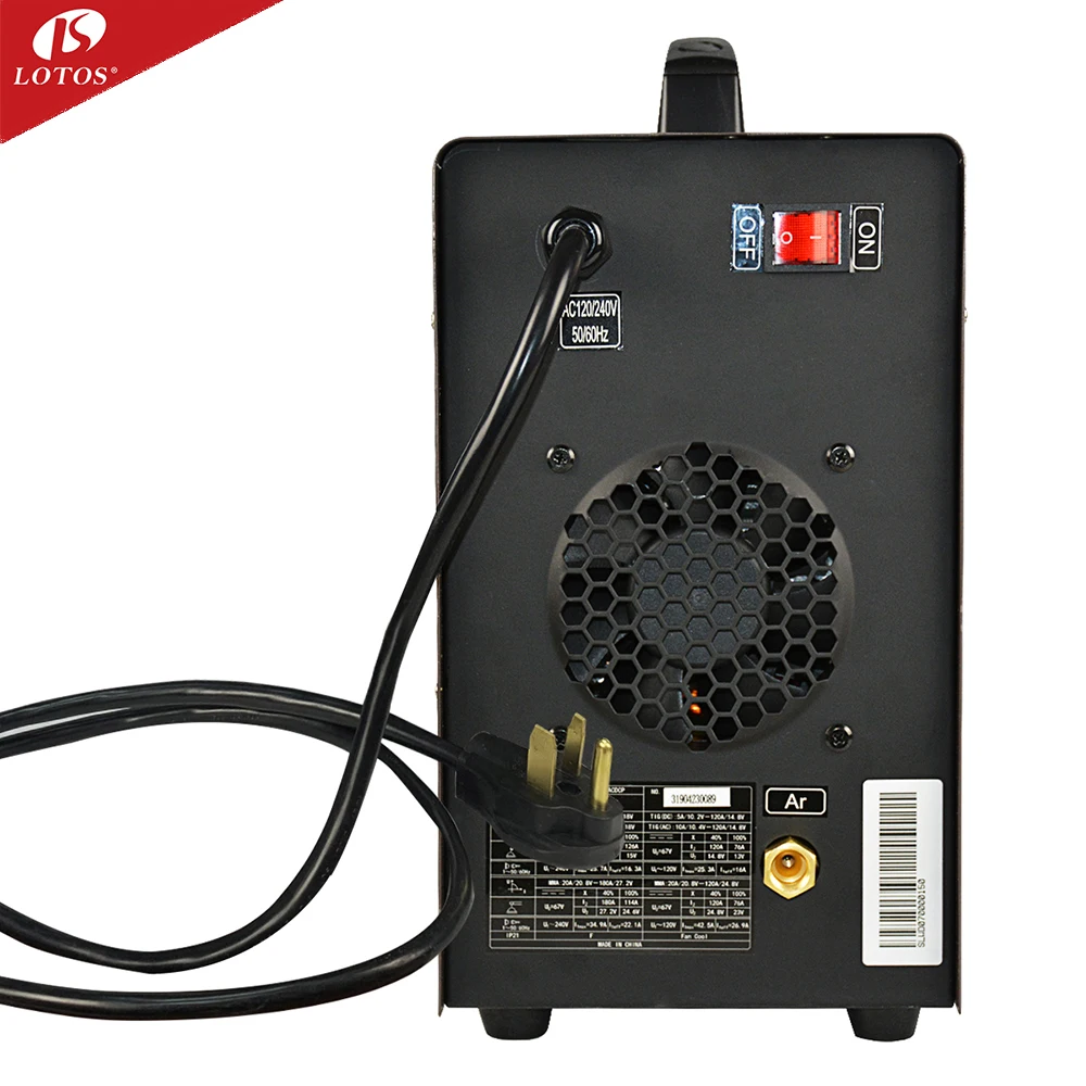 Lotos tig welder ac dc 200p pulse igbt dc inverter tig 200a 110v 220v aluminum welding  machine
