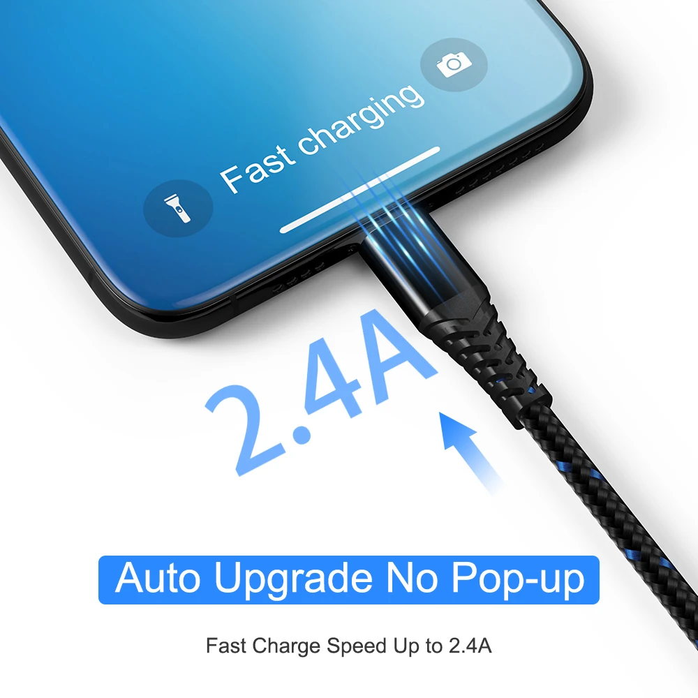 Mfi Lilghtning Cable Braided For Foxconn Cable Mfi Magnetic Cable