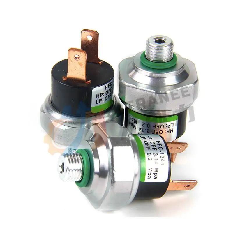 l Refrigeration AC Fitting with High pressure valve 120~150 PSI Air Compressor Tank Pressure Metal Control Switch Valve