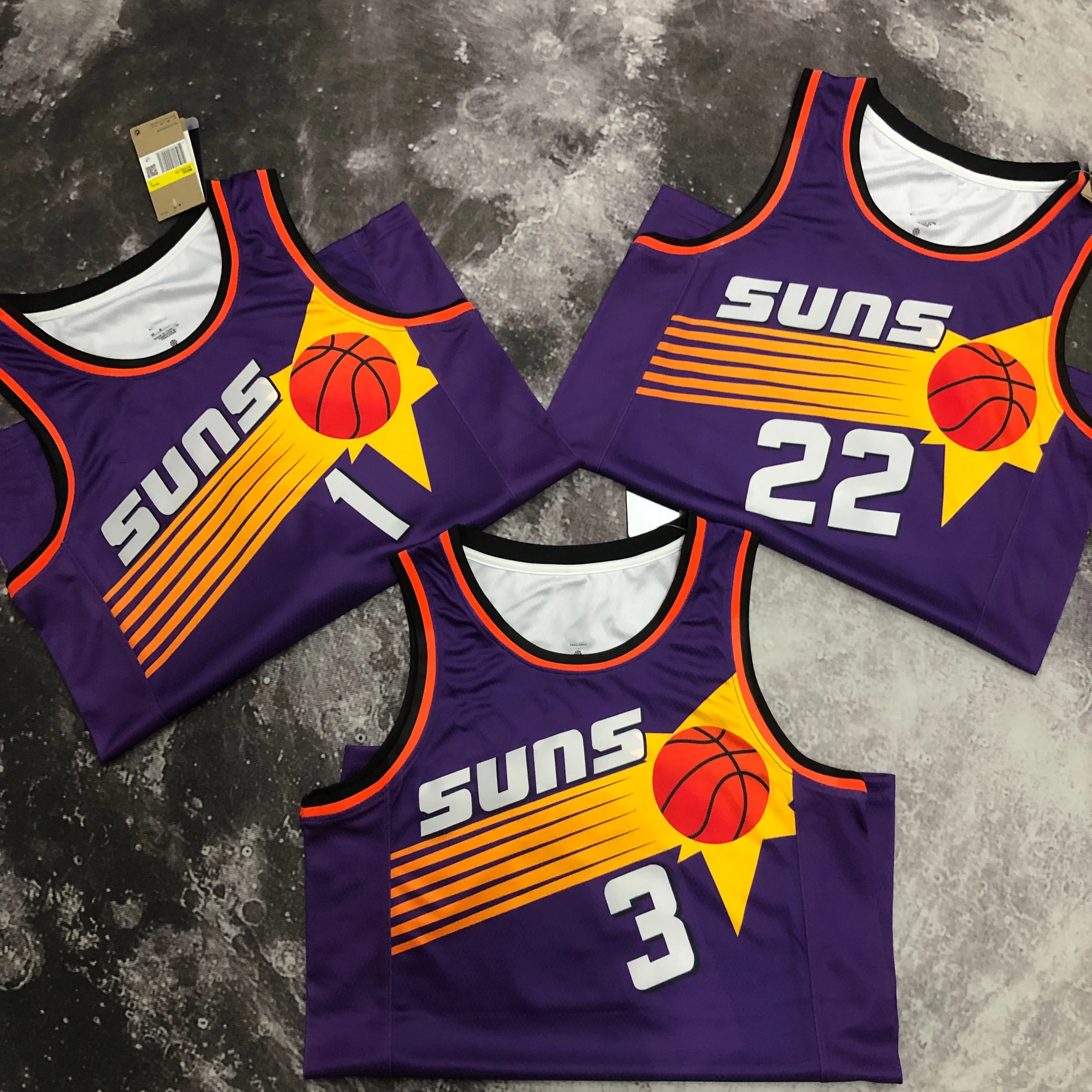 2023 Season Heat Press Unisex Sports T-shirt  Phoenix Uniform Devin Booker Paul  Ayton Durant 35 Basketball Jersey Suns