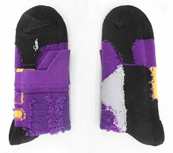 OEM Wholesale Basketball Socks Man Terry Absorbent Elite  Athletic Anti-slip Grip Basketball Sports Socks