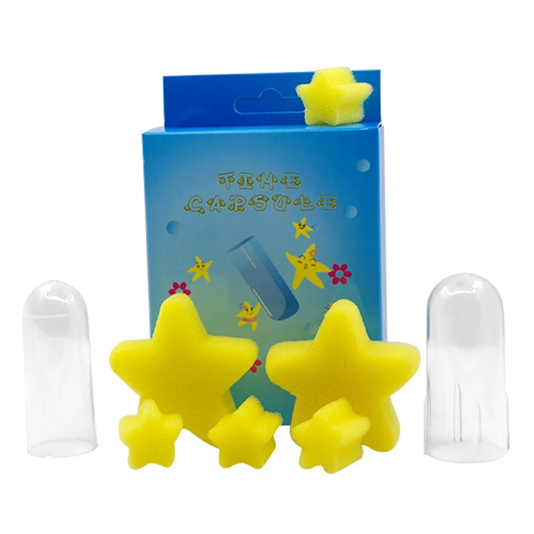 BrilliantMagic Newest Tube Vanish Sponge Stars Magic Prop Set