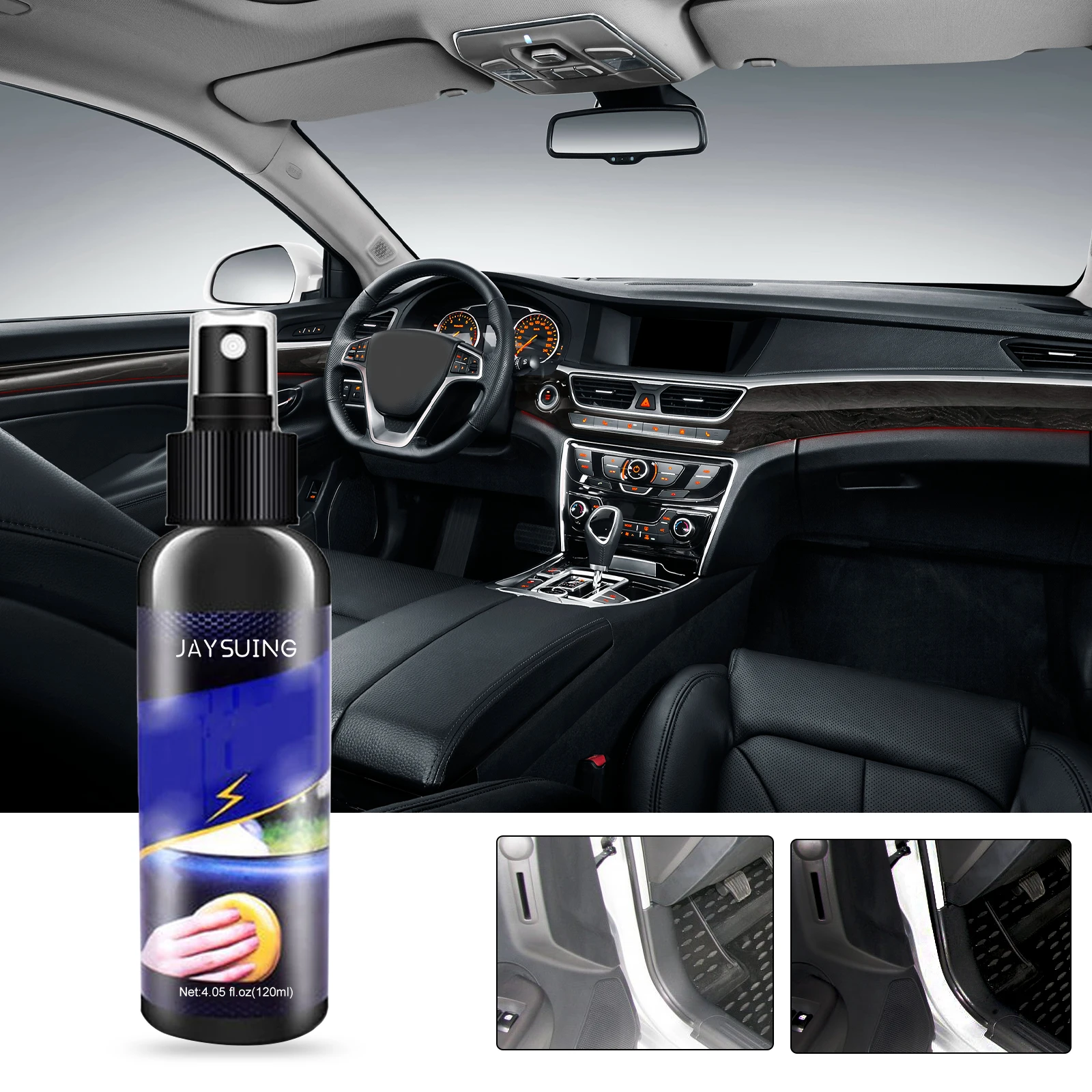 Jaysuing OEM&ODM Sustainable Interior Detailing Spray Soft Car Interior Spray Liquid Car Interior Cleaning Spray