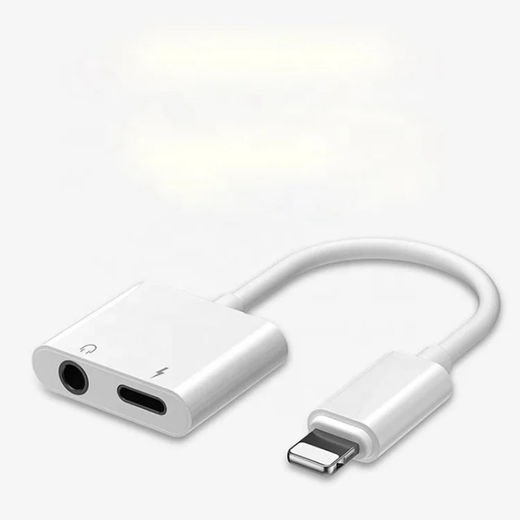 new 2020 for apple audio headphone splitter aux adapter 3.5mm jack cable for iphone