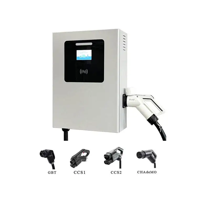 DC EV charger best-selling wall-mounted electric charger for household charging IP54 fast EV best price charger