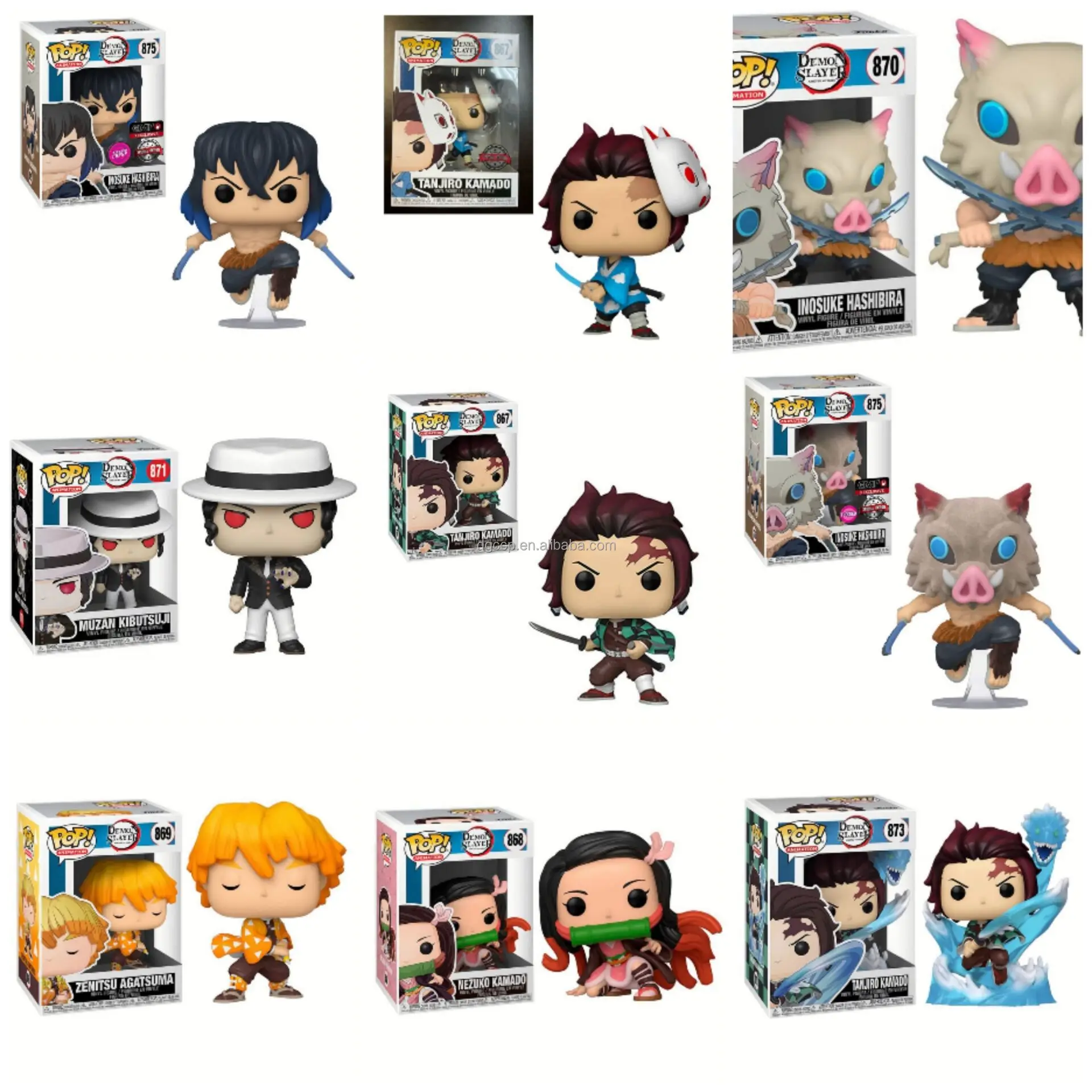 Лидер продаж мультяшная экшн-фигурка рассекающего демонов Funko POP для
