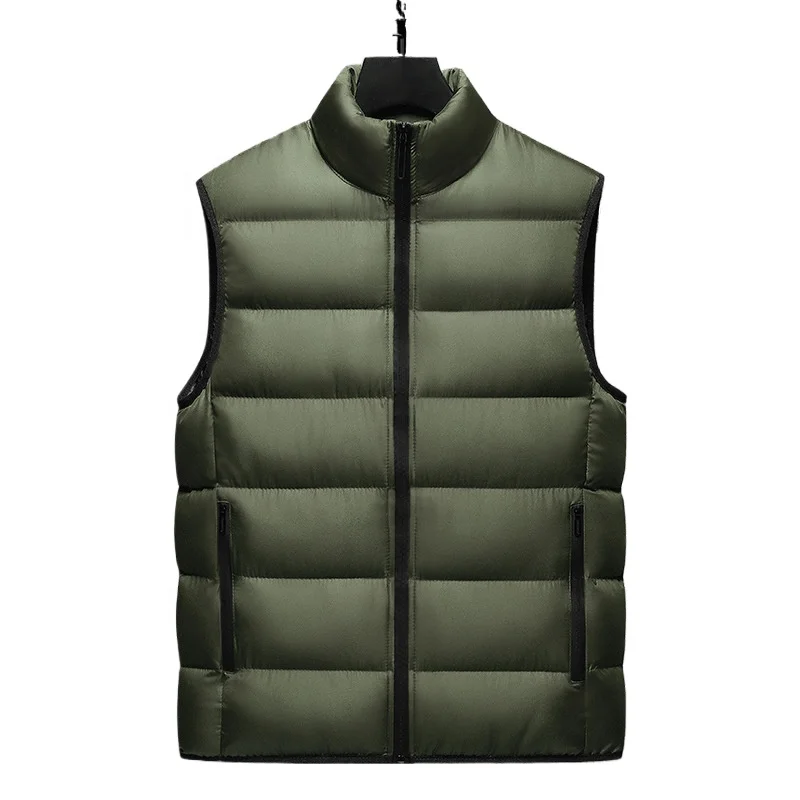 Liu Ming Cheap Wholesale 2024 Trending Autumn Winter Men Outdoor Windproof Down Jacket Vest Plus Size Waistcoat