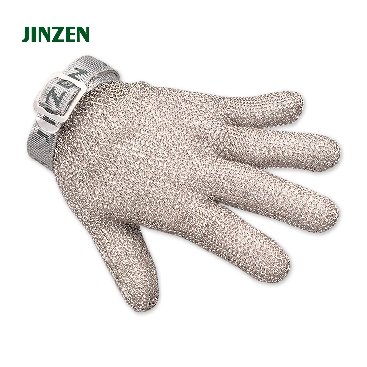 Швейная машина из нержавеющей стали перчатки с пятью пальцами из нержавеющей стали для украшений ручной работы, Размеры S/M/L JZ-11401