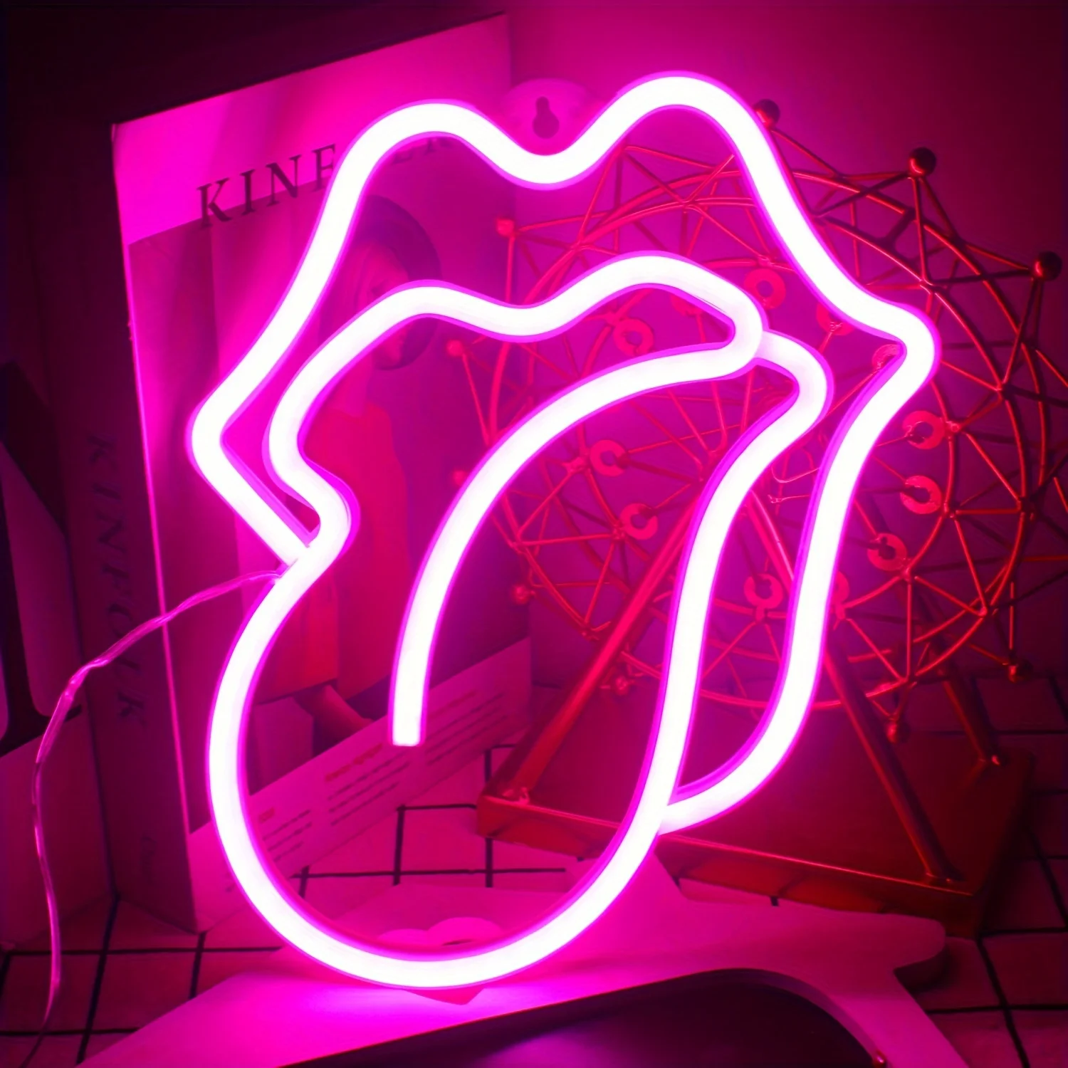Custom Modern Novel Design Led Lights Bedroom Neon Ceiling Light Acrylic Wall Sign LedNeonLight For Wedding Bar Party Decoration