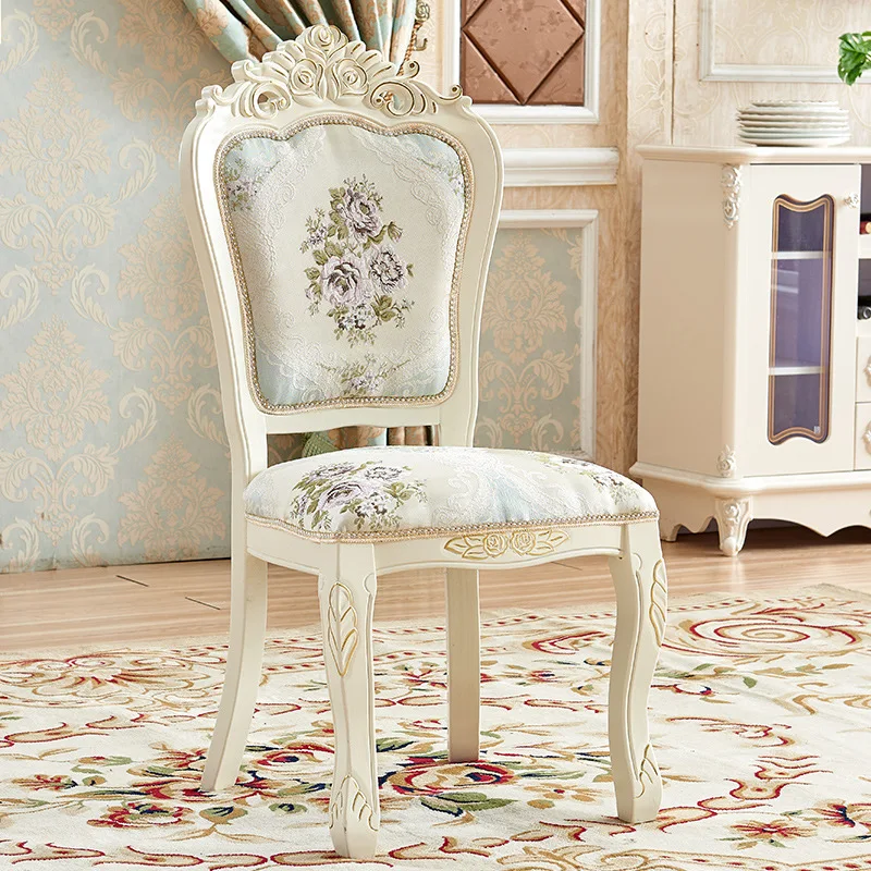 Factory supply Used Hotel Dining Chairs Solid Wood Dining Chair European Style Chair