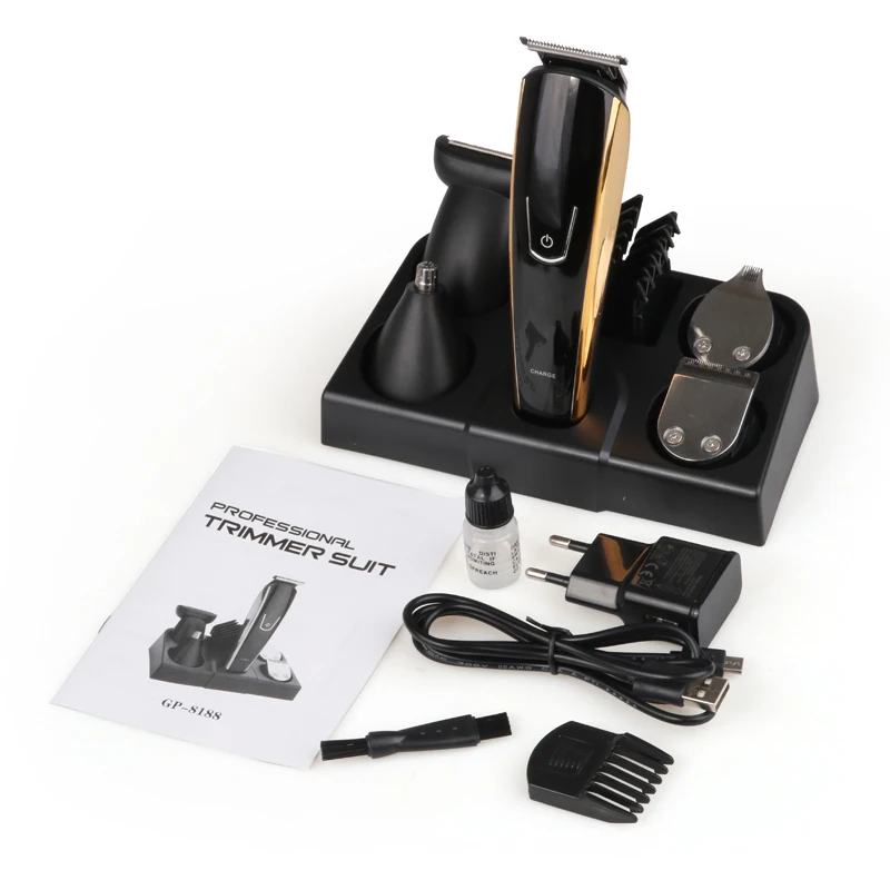 Private Label 5 in 1 Hair Trimmer Clipper Blades For Man Groomer Nose Trimmer