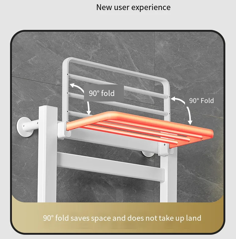 Intelligent electric heating constant temperature drying towel shelf bathroom accessories towel rack