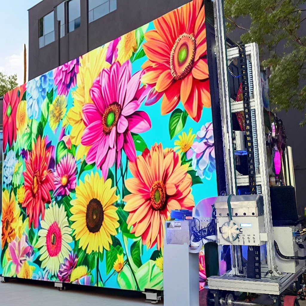 Automatic UV Inkjet Printer New Condition 3D Wall Art Robot Painting Machine for PVC Sheets Ceramic Tiles Wall Printer