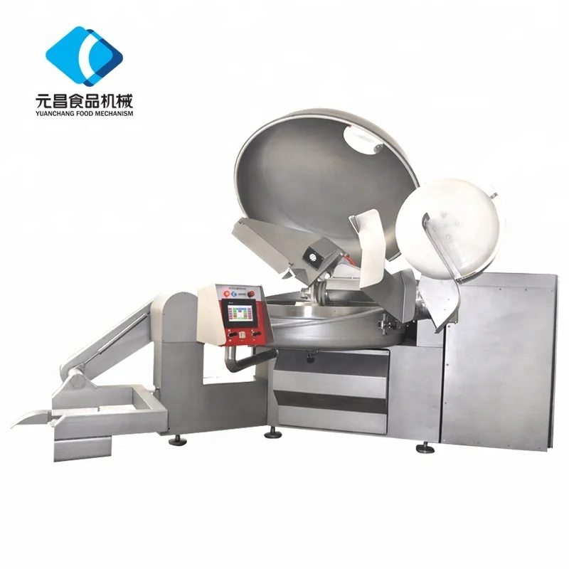High speed Meat Cutting Bowl Machine Meat Sausage Bowl Cutter