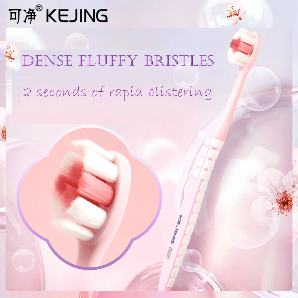 New arrival 10000 toothbrush ultrasoft bristles organic colorful toothbrush