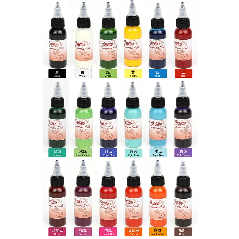 48 Tattoo Color Set Ink airtbrush temporary Tattoo Color Wholesale
