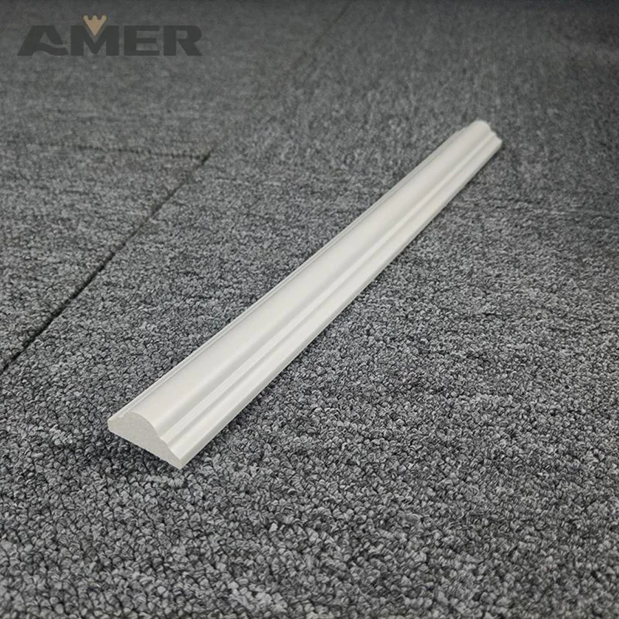 Aer OEM shadow line ps Белая настенная пластиковая Гибкая плинтус деревянная