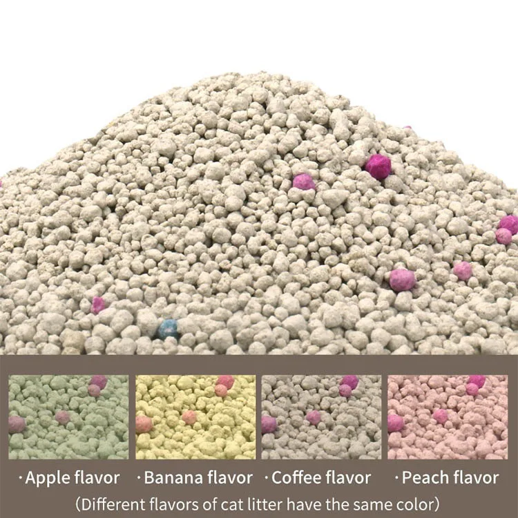 Strong Agglomeration Deodorization ball shape  5L 8L 25L BSCI Cat Litter Factory color Natural Sodium Bentonite Cat Litter sand