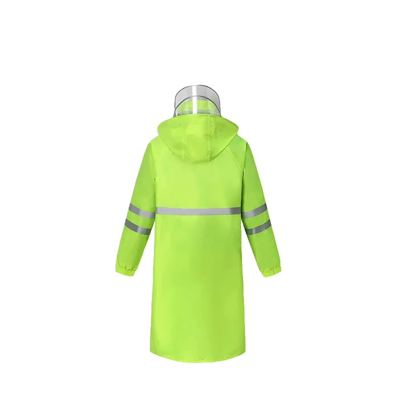 One-piece raincoat fluorescent green labor protection and sanitation  windbreaker rainproof raincoat