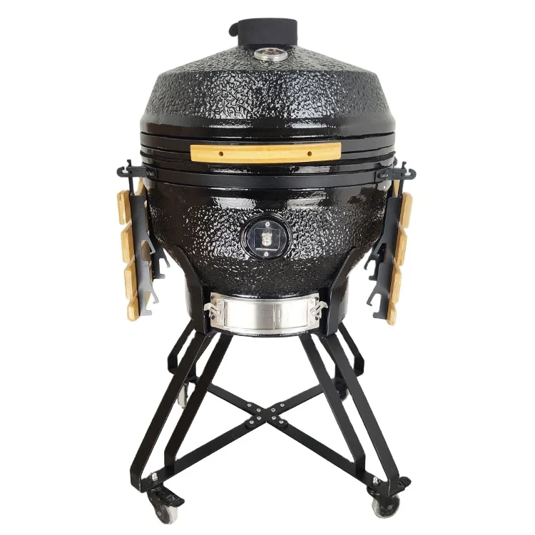 KIMSTONE 26 Inch kamado ceramic grill Outdoor Garden Large grill Large cooking area Multi-level cooking