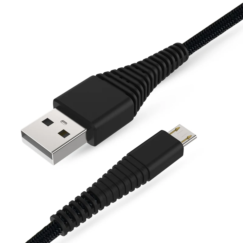 angled braided angle flat 5v 25 cm 4m 5m 3 meters 8mm 9mm 5pin assembly data 2.4a micro usb nylon charge cable