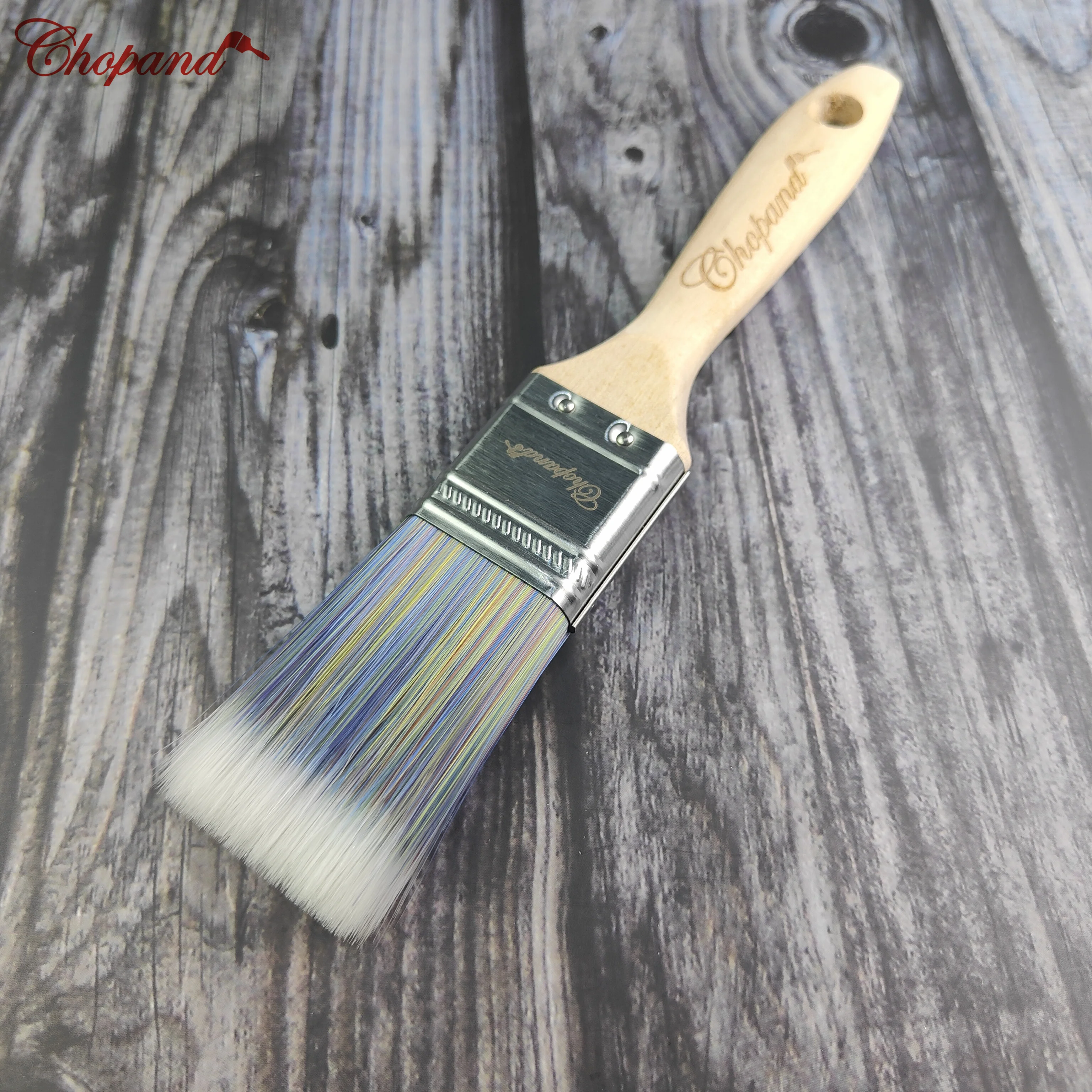Chinese manufacturer sturdy wooden handle black tail paint brush for worker painting