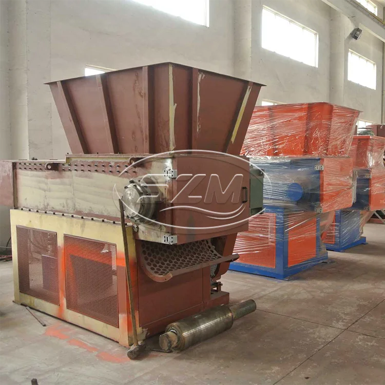 Plastic Pipe Domestic Waste Wood Pig Bone Single Shaft Shredder One Time Forming Shredder