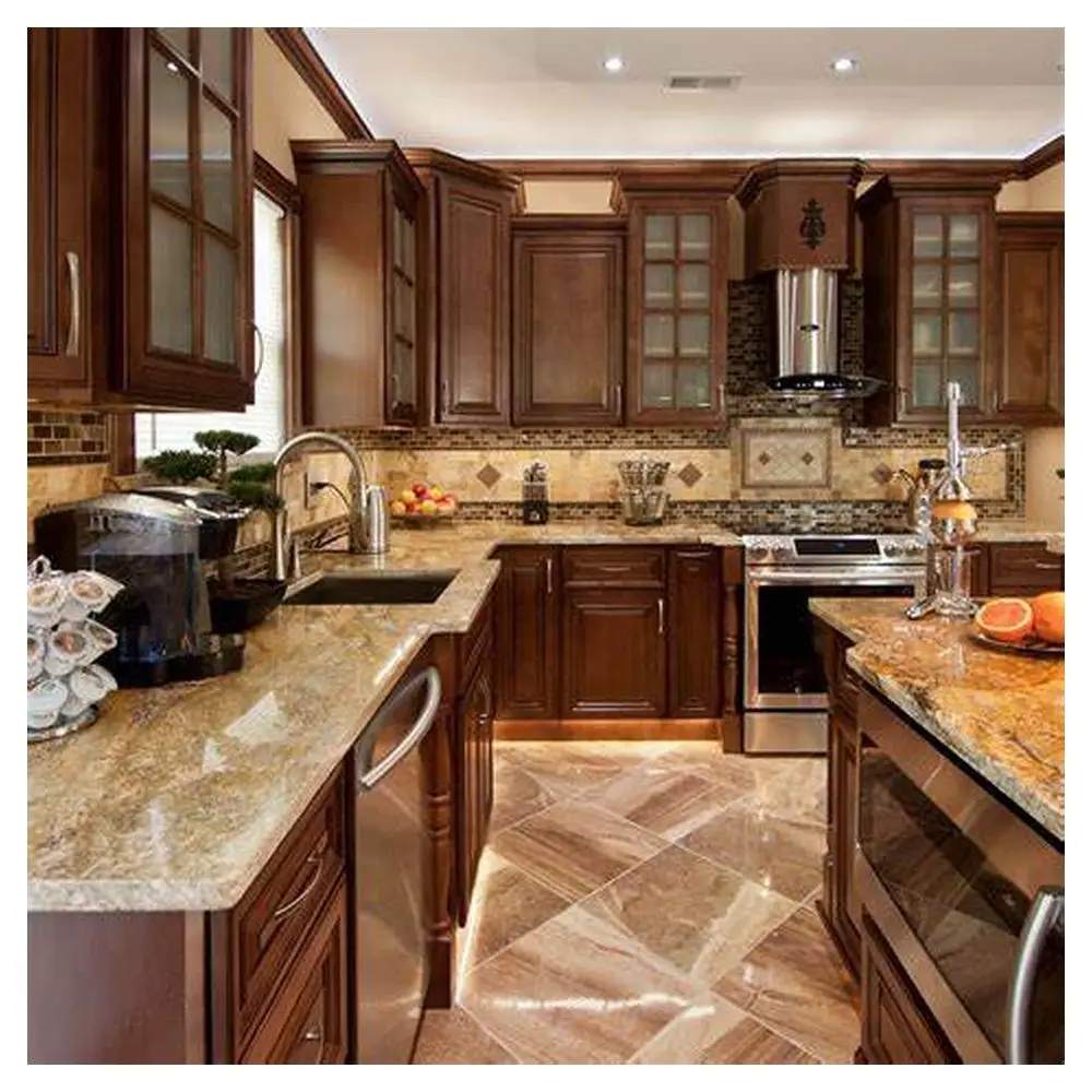 CBDMART Customized Kitchen Cabinet High End Kitchen Cabinets Wooden Kitchen Cabinets