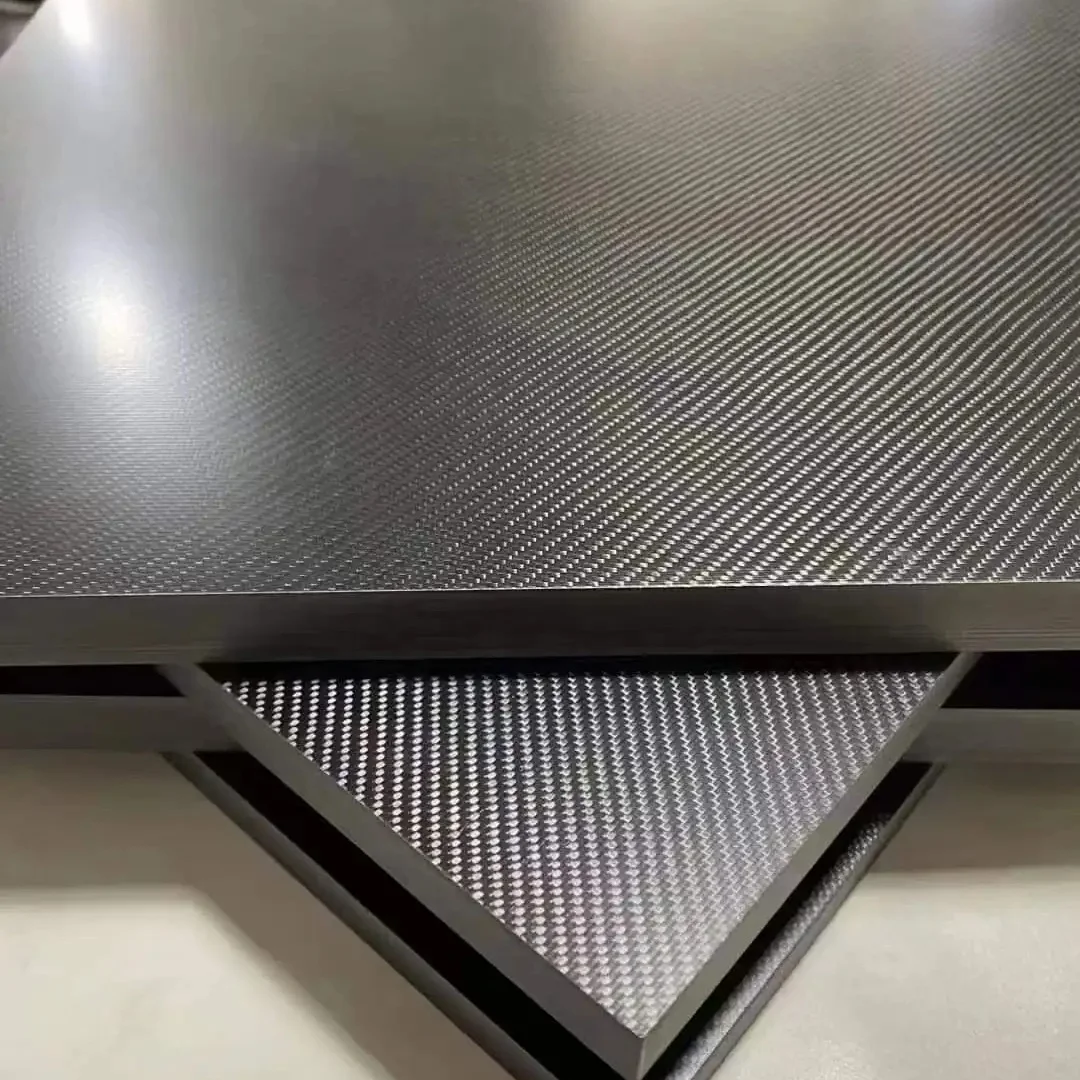 Factory wholesale 3k twill carbon fiber sheets for automotive trim and model aircraft support customization carbon board