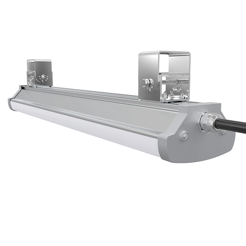 40w 60w 80w 120cm 150cm IP65 Waterproof LED Lighting Aluminum Material Tri-Proof Lamp with 5-Year Warranty Fixture