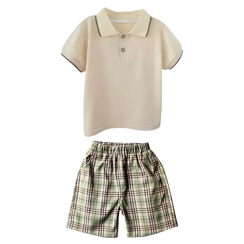 Summer short-sleeved school uniform Kindergarten uniform for children